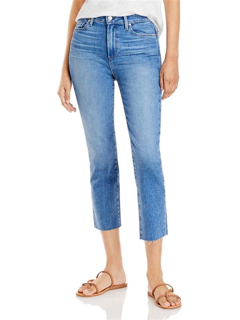 Buy Paige Cindy Denim Light Wash Straight Crop Jeans - Multi At 39% Off ...