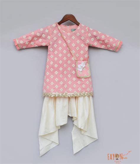 Buy Girls Dhoti Set Online In India – FayonKids