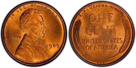 Images of Lincoln Cent (Wheat Reverse) 1909 VDB 1C DDO, FS-1101, RB ...