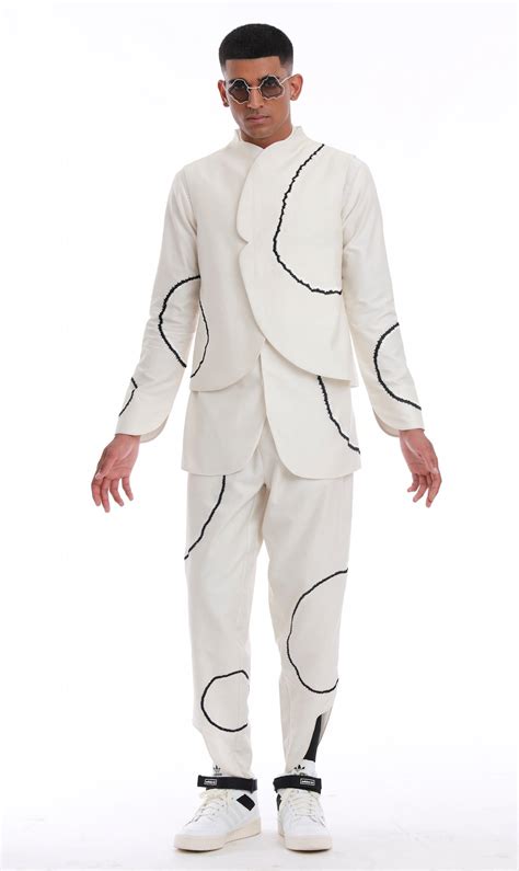 Big Moth Circles Embroidered Trouser – Antar-Agni