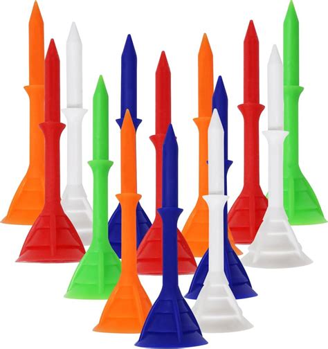 Yahoo!オークション - ミックスカラー 50個-83mm ゴルフティー 3 1/4 i...