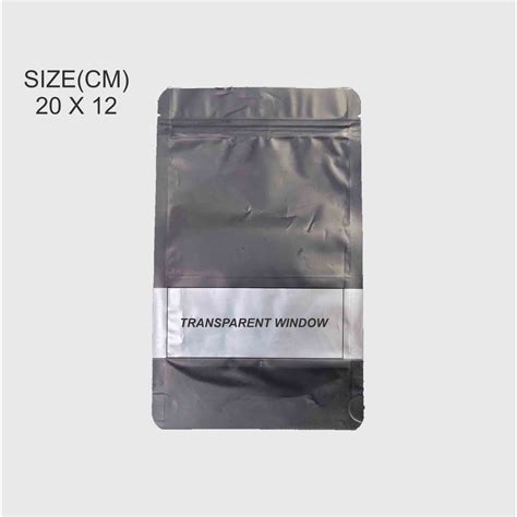 Big Black Packing Cover With Transparent Window