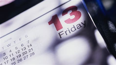 Friday The 13th Calendar - how many friday the 13th in 2026