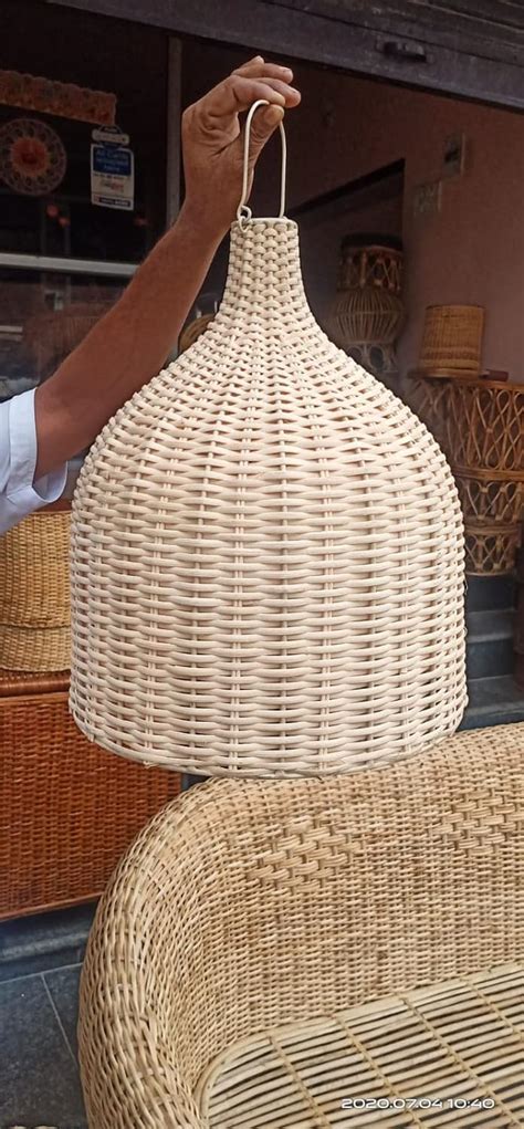 CRAFTCANE Lamp shade Made Of Premium Rattan Cane, Hanging Light ...