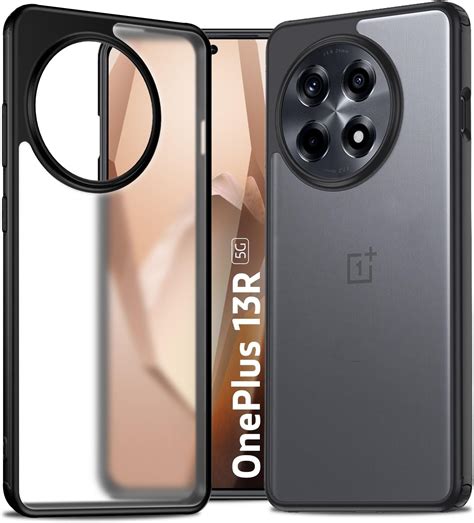 OnePlus 13R Sandstone Magnetic case Black : Amazon.in: Electronics