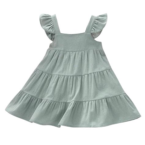 RIJOPUTY Gold Dress for Girls Little Girls Dresses 0 to 3 Months Baby ...
