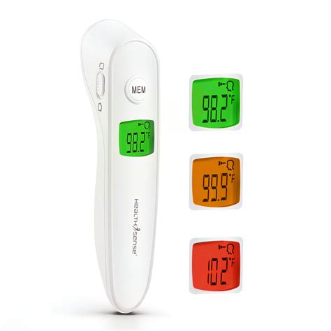 HealthSense Thermometer For Fever, Digital Infrared Forehead ...