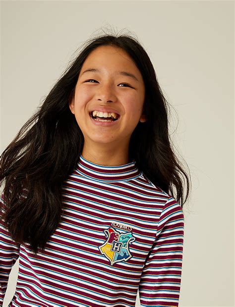 Buy Cotton Rich Harry Potter™ Roll Neck Top at Marks & Spencer