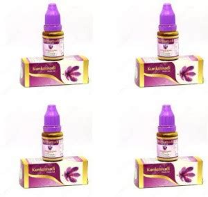 Vaidyaratnam Kumkumadi Thailam 10ml (pack of 4) Price in India - Buy ...