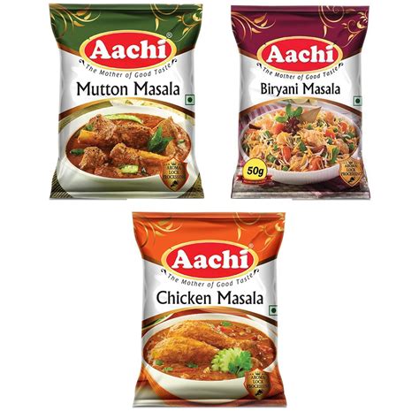 MR & SONS AACHI Combo Pack -(Chicken Masala (100gm) , Mutton Masala ...