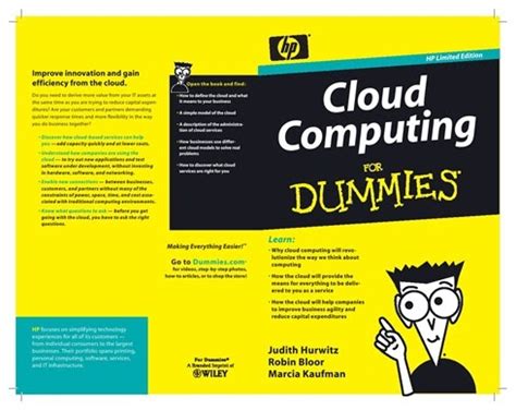 HP giving Cloud Computing for Dummies for FREE! – get your copy NOW ...