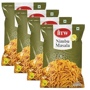 BTW Nimbu Masala Namkeen 800g (200g X 4) : Amazon.in: Grocery & Gourmet ...