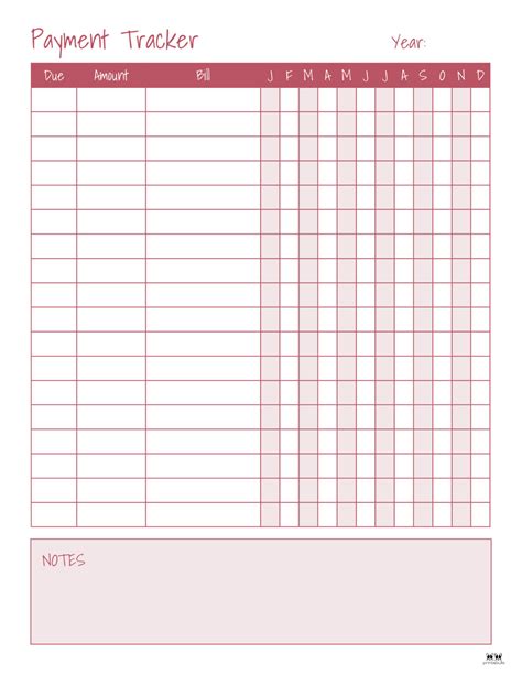pdf free printable monthly bill organizer sheets