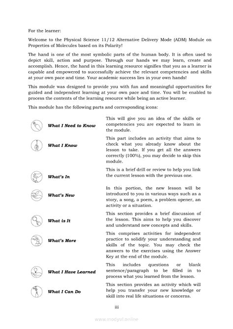 Image result for Physical Science Module 3