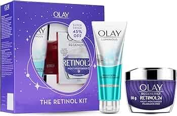 Olay Retinol Kit for Overnight Repair | Retinol Cream with Free ...