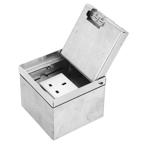 fannay Pop Up Floor Box Kit, 3 Holes Recessed Floor Outlet Cover, 4000W ...