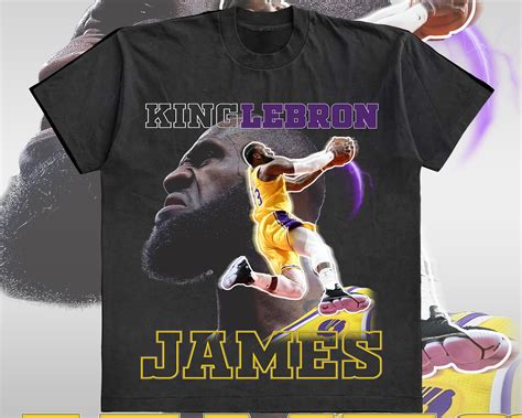 Lebron James T-shirt Design PNG Vector T-shirts PNG Printable Bootleg ...