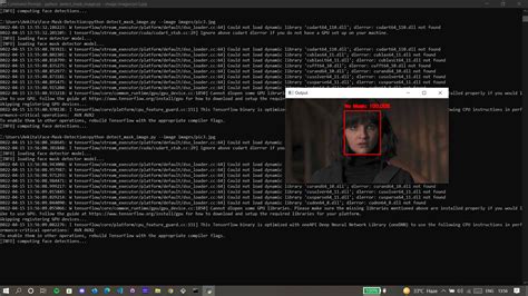 Face Mask Detection Using Python 的图像结果