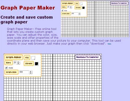 Image result for Custom Graph Paper Generator