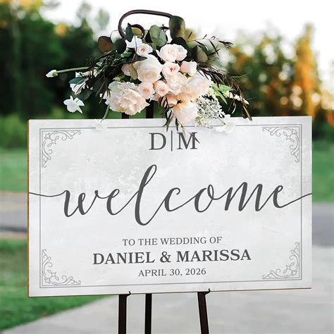 Custom Wood Wedding Signs Welcome Wedding Sign – Craft My Sign