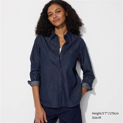 Check styling ideas for「Wide Trouser Jeans、Soft Denim Shirt Long Sleeve ...