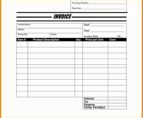 Transportation Invoice Template PDF 的图像结果