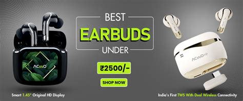 Shop ACwO Wireless Earbuds Online Under ₹2500