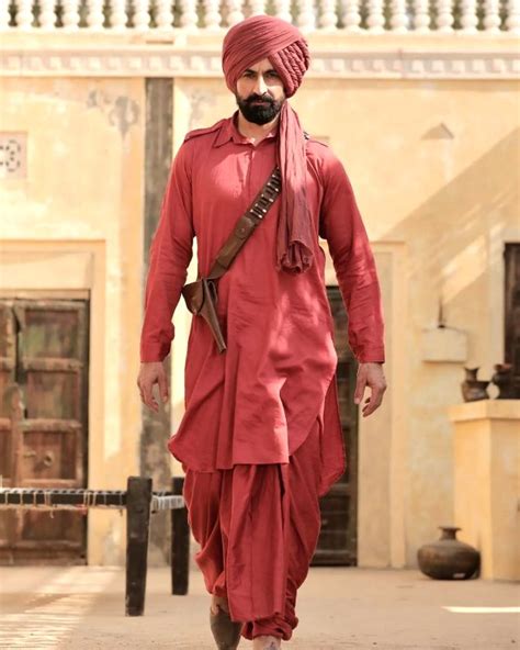 Vikramjeet Virk rocks 'Kurta Chadra' in first look of Punjabi film 'Maurh'