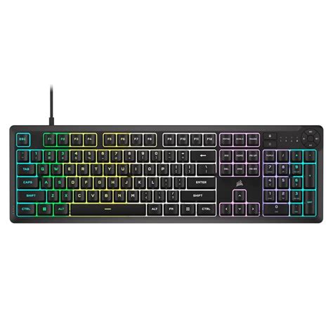 Buy CORSAIR K55 Core Full Size Wired RGB Membrane Gaming Keyboard ...