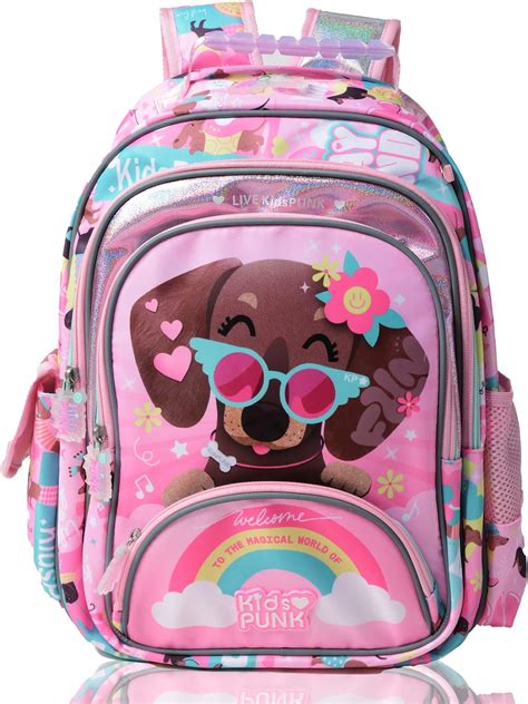 Amazon.com: KidsPUNK Mochila para niñas de 16 pulgadas para preescolar ...