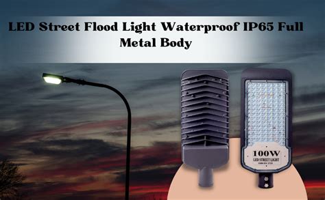 PE 100 Watts Lens LED Street Flood Light Waterproof IP65 Full Metal ...