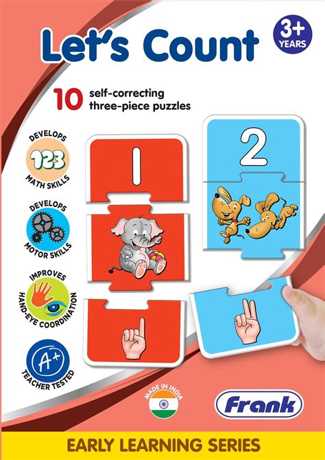 Buy Frank Let’s Count (30 Pieces) 10 Self-Correcting 3 Pcs Puzzle-Early ...
