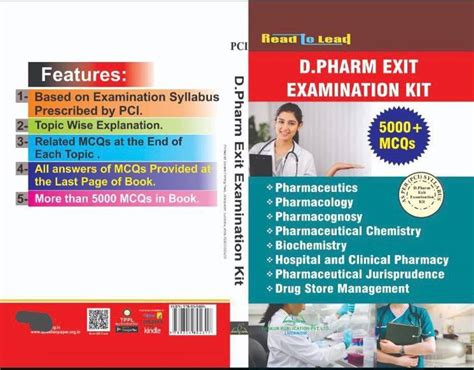 D.pharma Exit Examination Kit (5000 Mcq) English Book Thakur ...