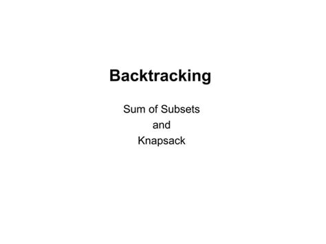 Knapsack Using Backtracking 的图像结果
