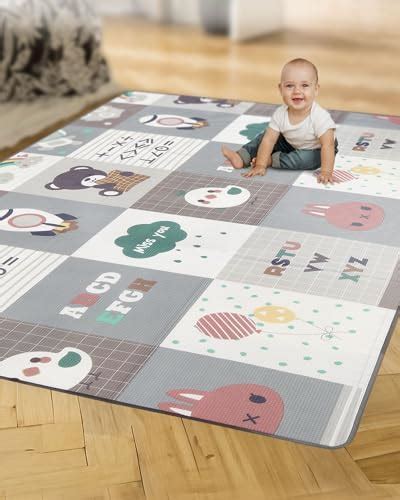 Play Nation Premium Double Sided Waterproof Play Mat for Babies 0to2 ...