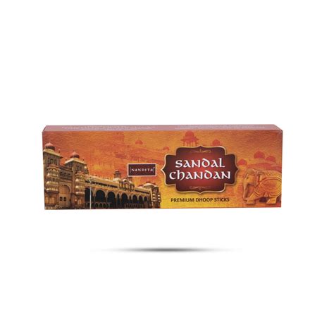Nandita Sandal Chandan Premium Dhoop Sticks | Sambrani Dhoop/ Dhoop Ba ...