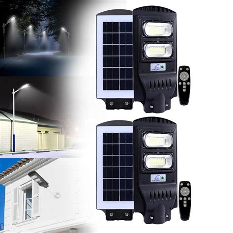 Homehop 60W All in One Solar Street Light Motion Sensor Wall Lamp for ...
