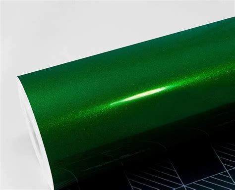 HOME13 Green Gloss Metallic Vinyl Wrap Sheet for Car & Bike Self ...