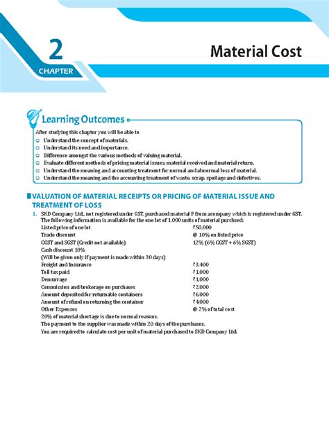 CA Inter Costing Suggested Answer May 2022 - PAPER – 3: COST AND ...