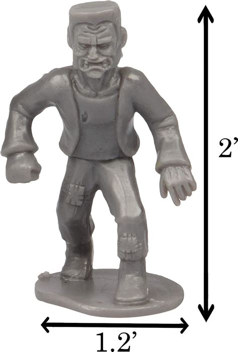 Buy Monster Mini Action Figure Playset- 100 Horror Toy Miniatures w 13 ...