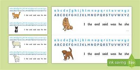 Alphabet Strips (General)