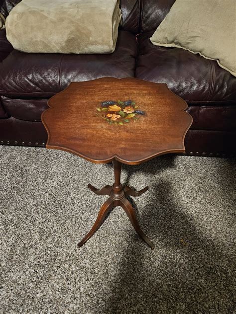 Antique Imperial Mahogany True Grand Rapids Certified Hand Painted End ...