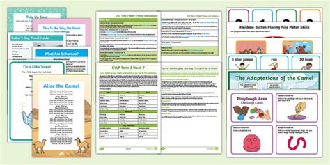 EYLF Term 3 Week 7 Remote Home Learning Pack (teacher made)