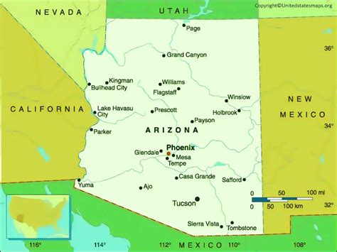 Arizona Map for Kids 的图像结果