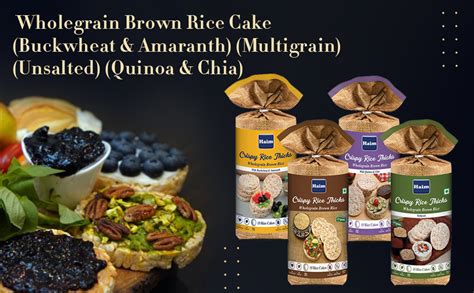 HAIM Organic Crispy Rice Thick Wholegrain Brown Rice Cakes with ...