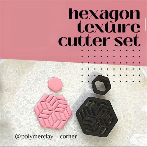 Hexa texture cutter – PolymerClay Corner