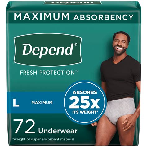 Depend Fresh Protection Adult Incontinence Underwear for Men ...
