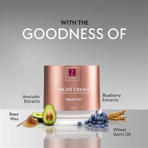 Age Defying & Rejuvenating Night Cream - Zobha