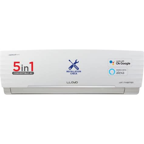 Buy LLOYD 1.5 Ton 5 Star Wifi Inverter Split AC, GLS18V5FWCXV (4 Way ...