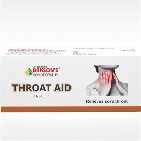 Bakson Throat Aid Tablets 5×10 TABS – Sore Throat & Voice Relief – Buy ...